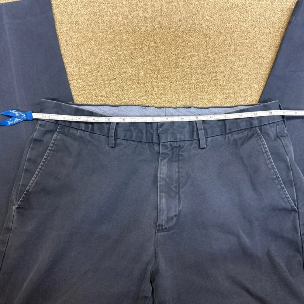 J.Crew: Men's Navy Chino Pants, Urban Slim Fit, Size 33W 32L